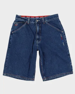 00s Y2K Paco Sport Blue Baggy Denim Shorts - W34