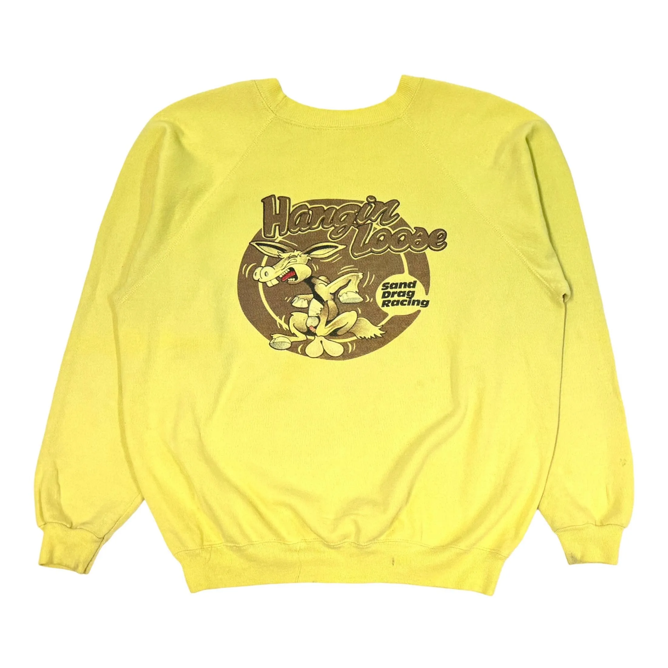 1980’S SAND DRAG RACING MADE IN USA CREWNECK SWEATSHIRT LARGE