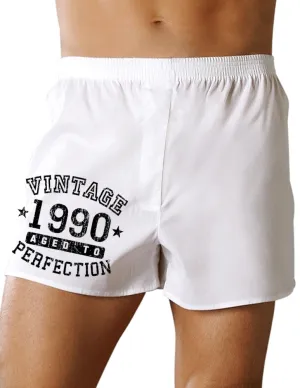 1990 - Vintage Birth Year Boxer Shorts Brand