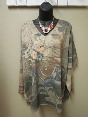 2 Color Ways -  Beautiful Long Sleeve Lurex Lightweight Tops