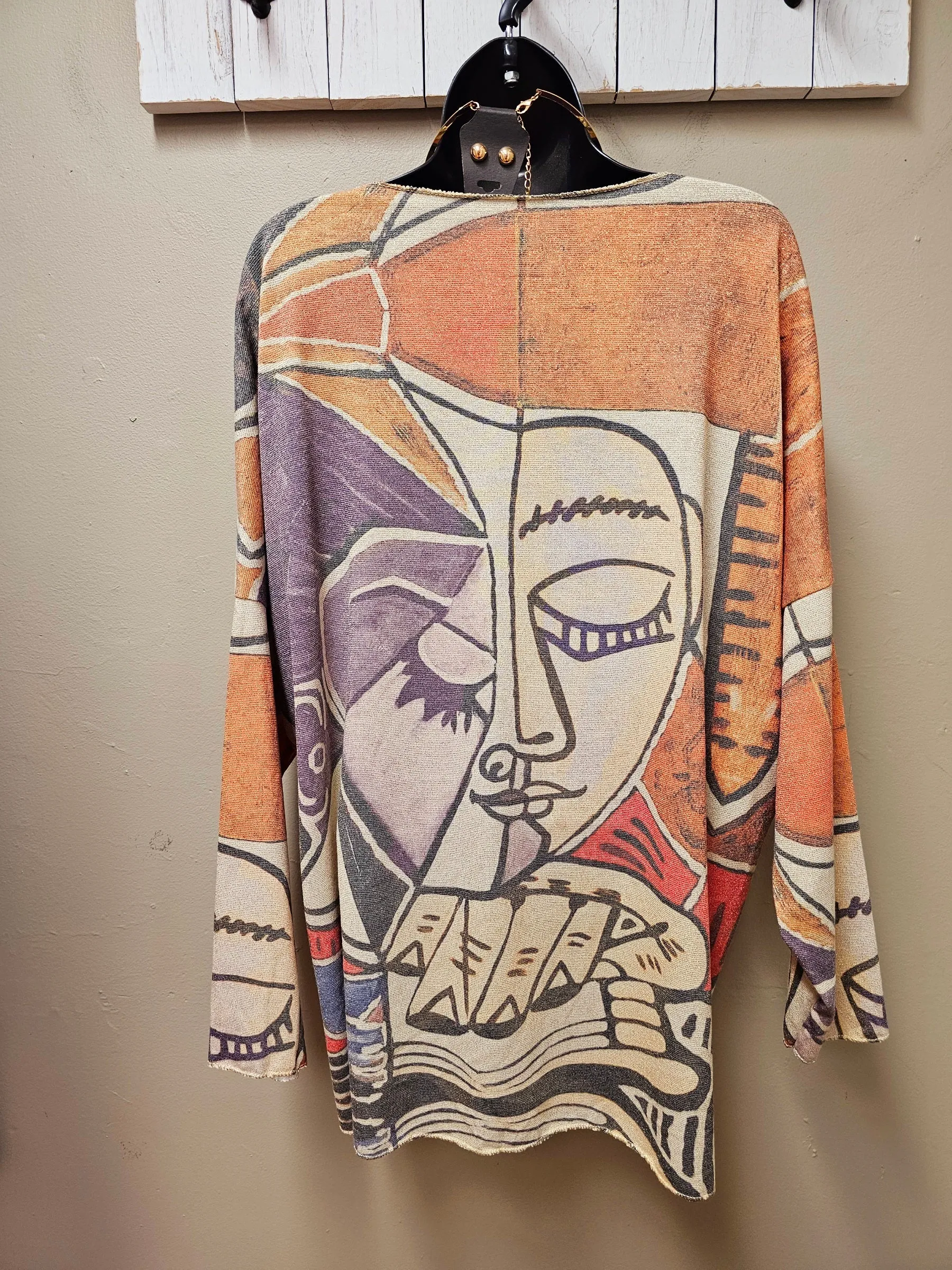 2 Color Ways -  Beautiful Long Sleeve Lurex Lightweight Tops