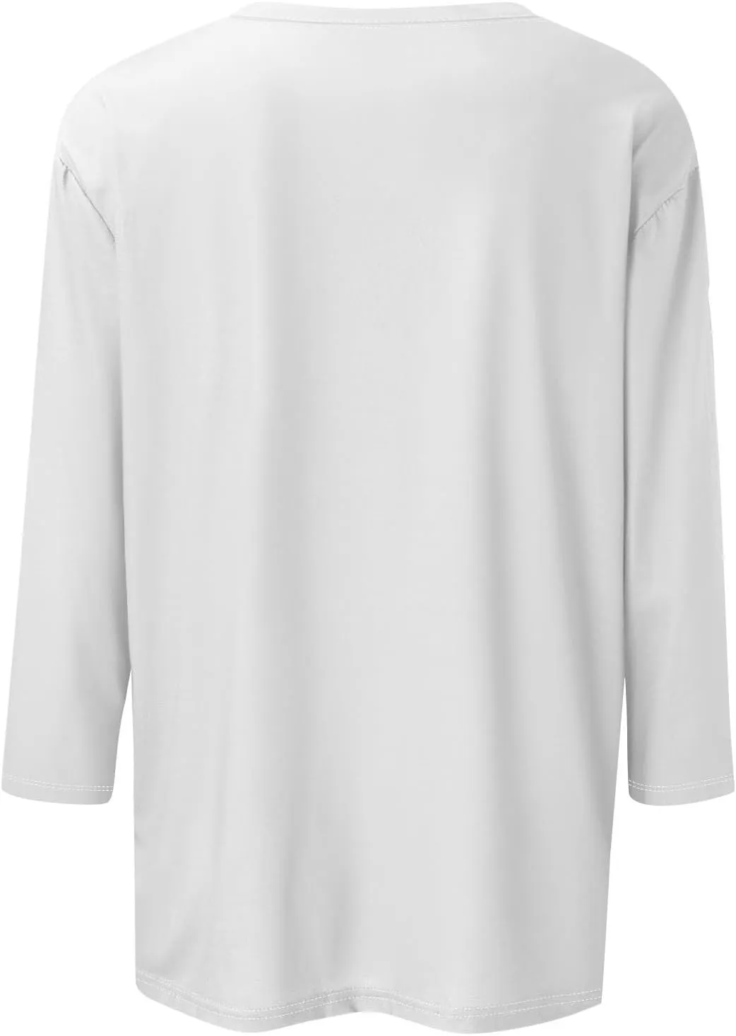 3/4 Length Sleeve Tops Women,Elbow Sleeve Workout Shirts Plain Basic Casual Blouse Square Neck Tunic Top Fall 2024