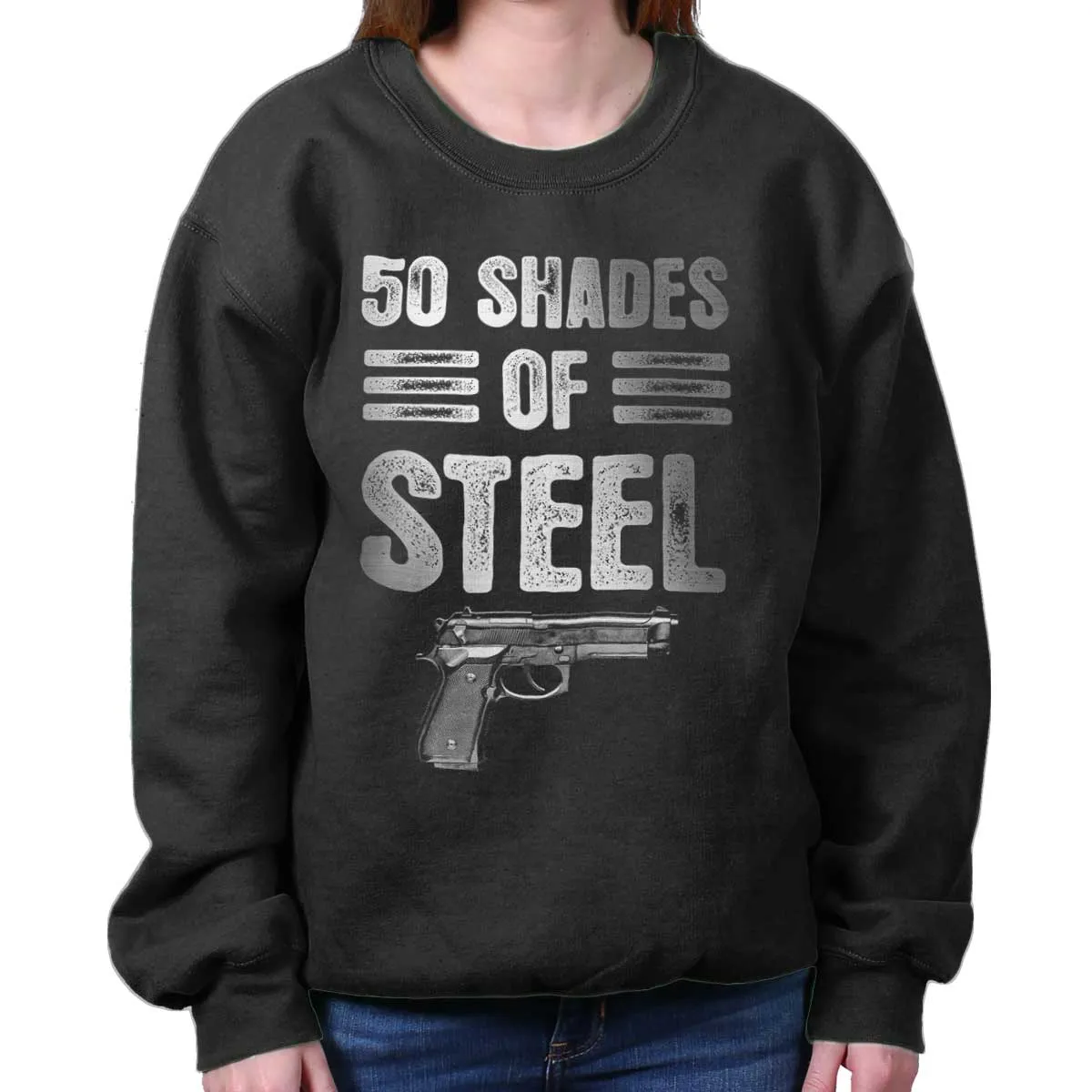 50 Shades of Steel Crewneck Sweatshirt