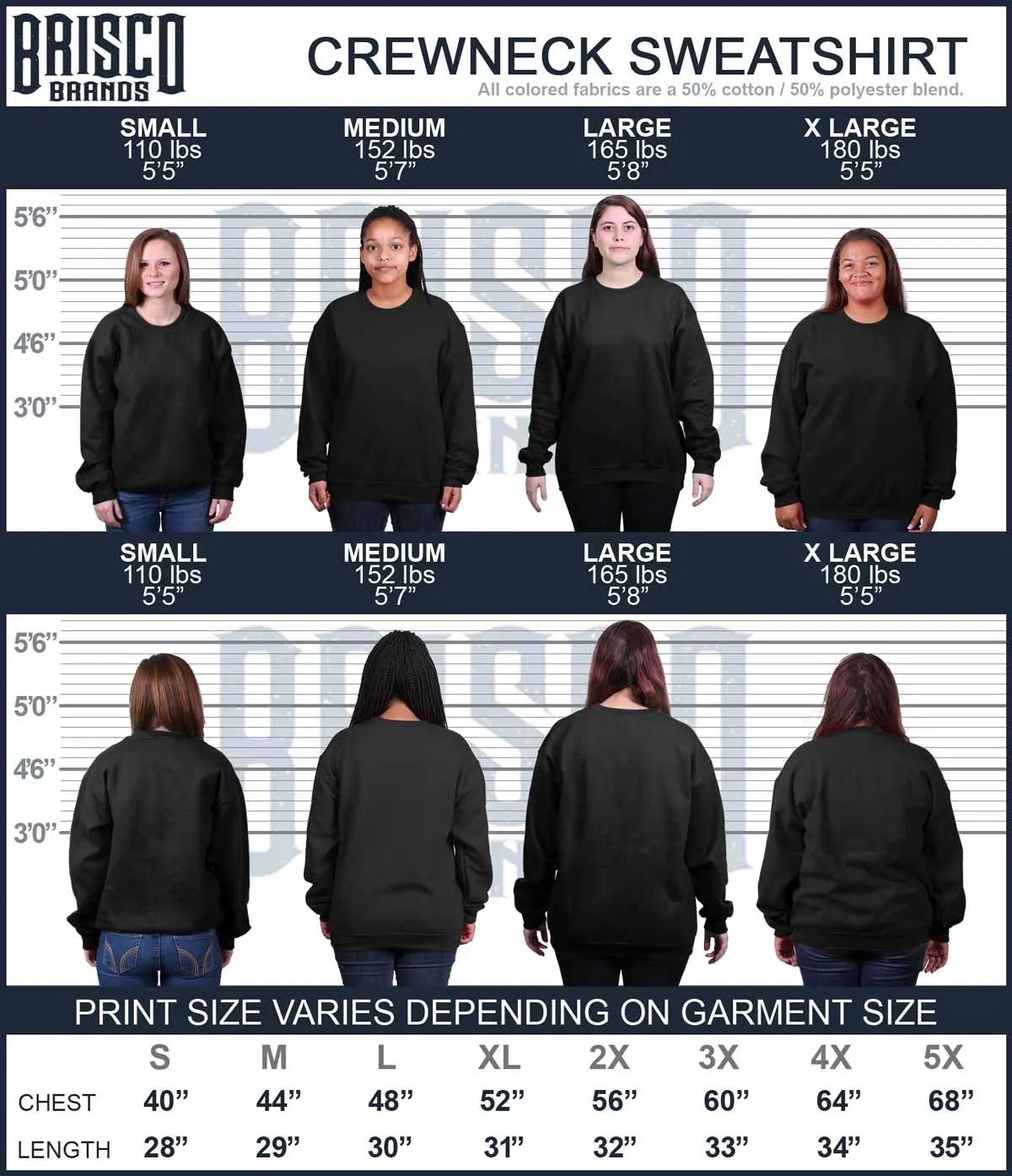 50 Shades of Steel Crewneck Sweatshirt