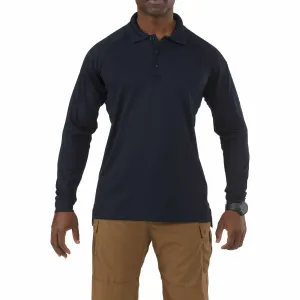 5.11 Tactical Performance Long Sleeve Polo Shirts Dark Navy