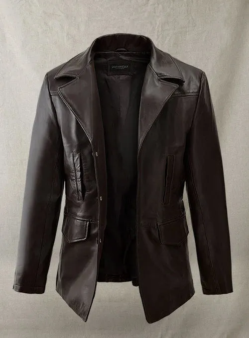 AARON ECKHART LOVE HAPPENS LEATHER TRENCH COAT