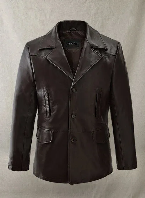 AARON ECKHART LOVE HAPPENS LEATHER TRENCH COAT
