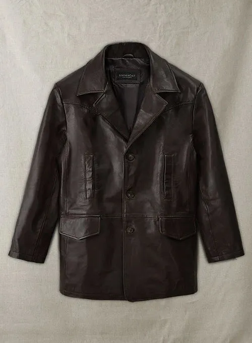 AARON ECKHART LOVE HAPPENS LEATHER TRENCH COAT