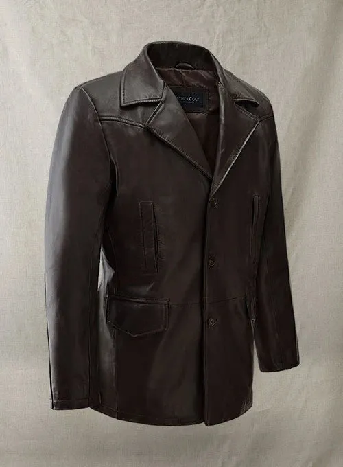 AARON ECKHART LOVE HAPPENS LEATHER TRENCH COAT