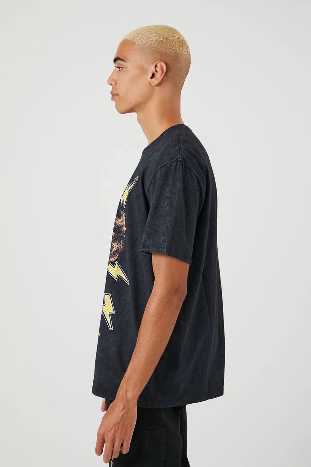 ACDC Highway to Hell Forever 21 Graphic T-Shirt, Black
