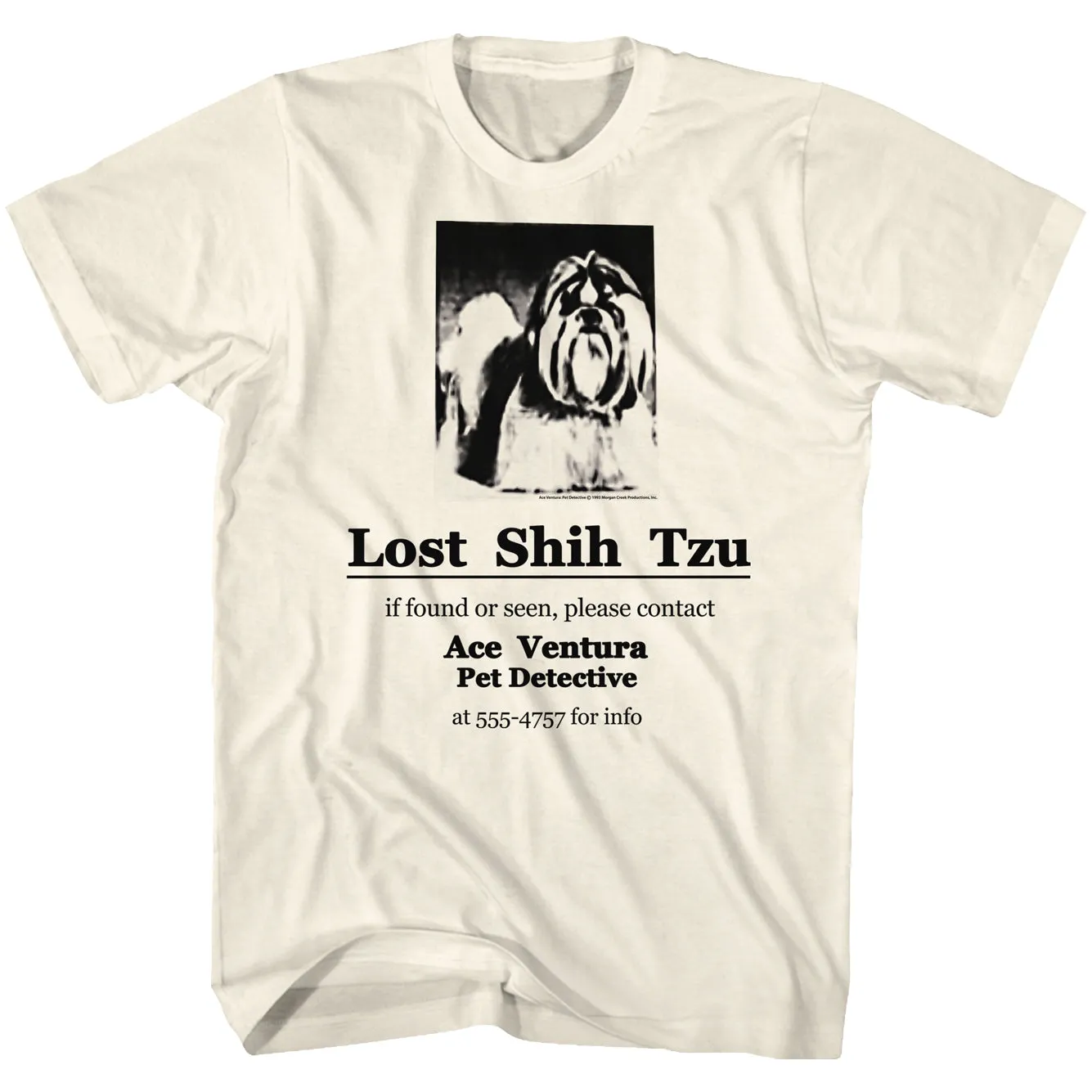 Ace Ventura Shih Tzu Men's T-Shirt