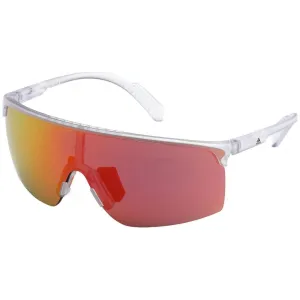Adidas Men's Sunglasses - Shield Frame Smoke Orange Mirrored Lens | ADIDAS SP0005 26C