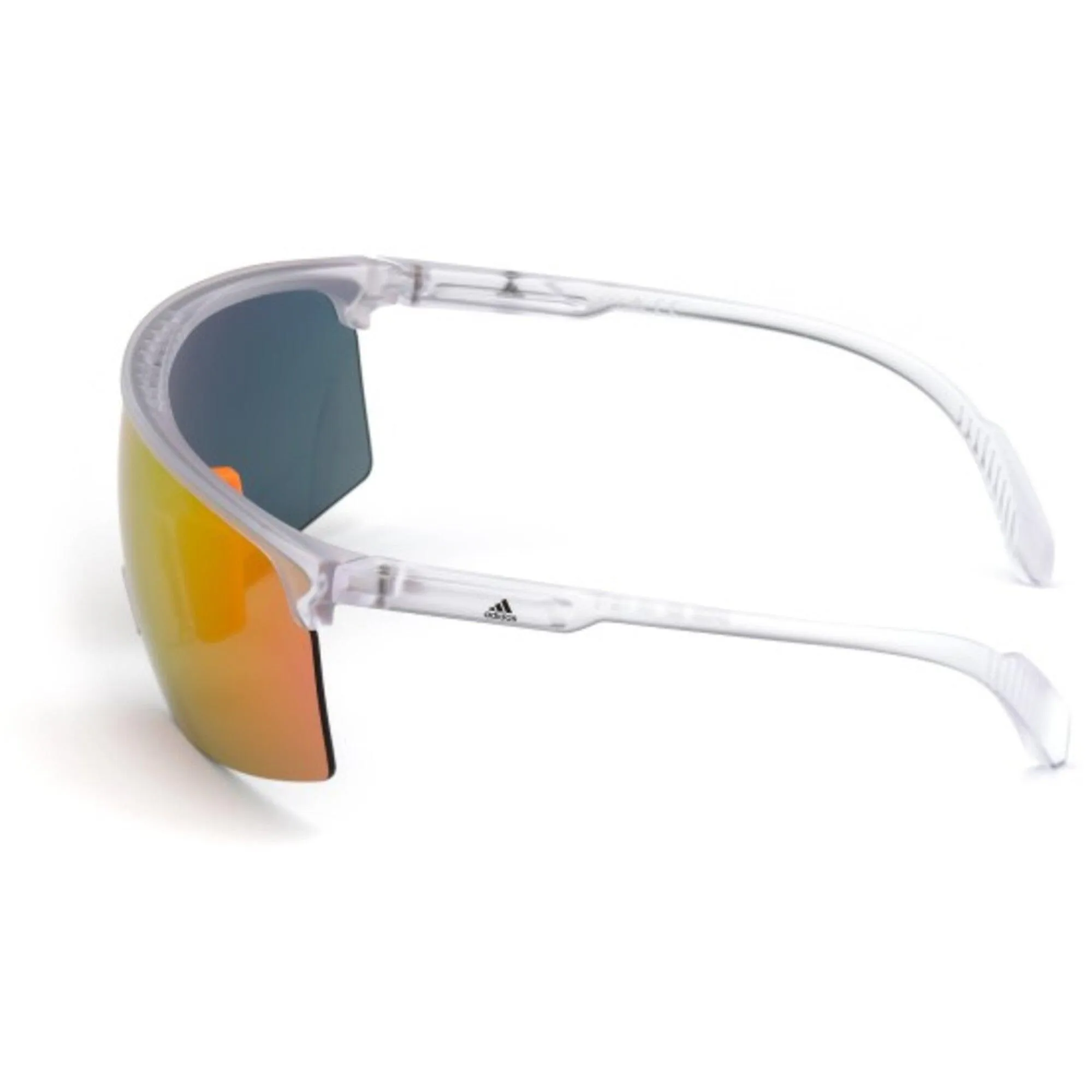 Adidas Men's Sunglasses - Shield Frame Smoke Orange Mirrored Lens | ADIDAS SP0005 26C