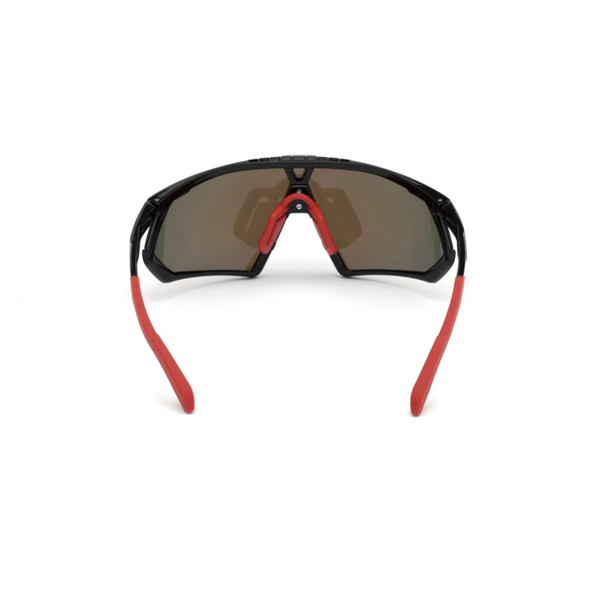 Adidas Men's Sunglasses - Shiny Black Frame Roviex Mirrored Lens | ADIDAS SP0001 01L