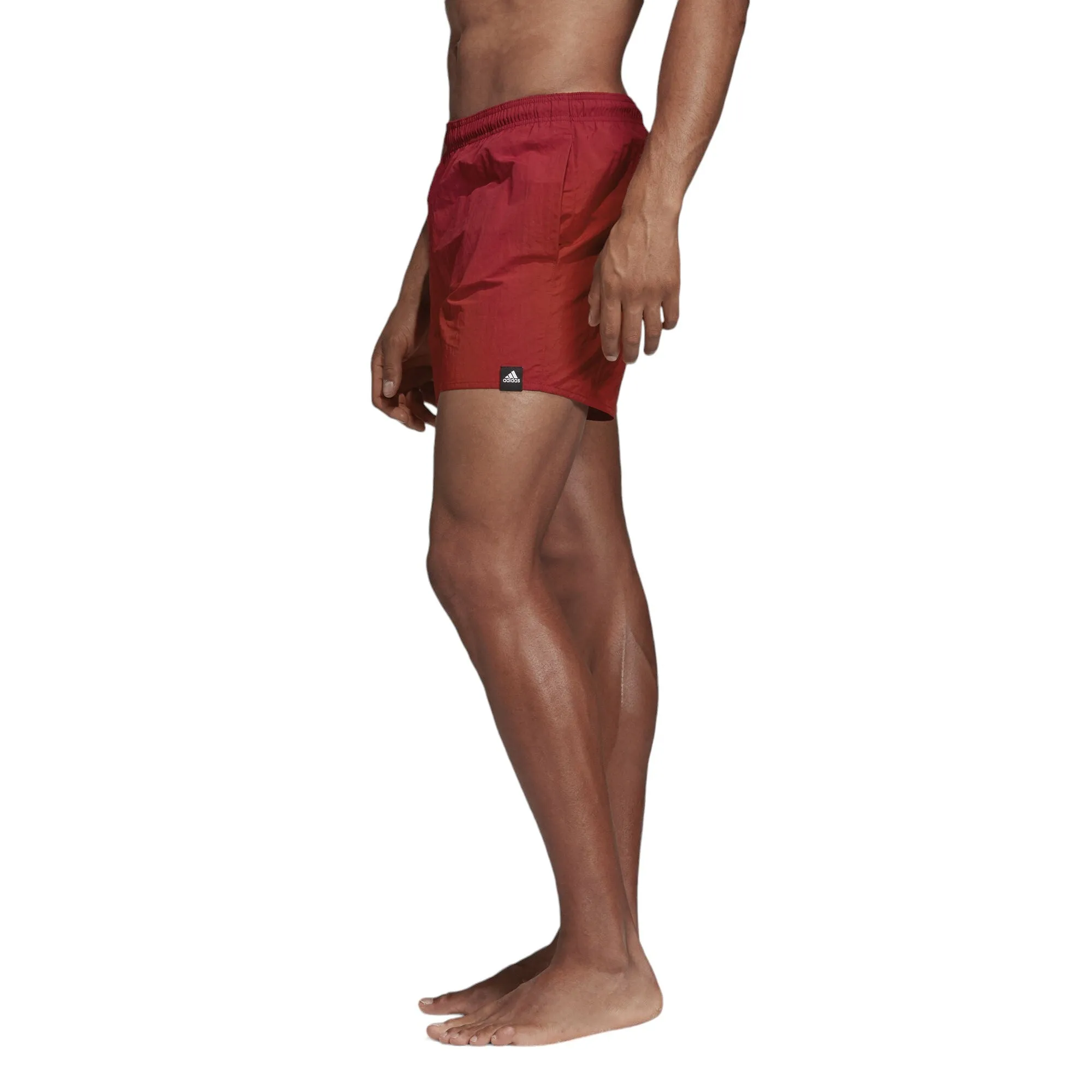 adidas Solid Swim Shorts - Burgundy