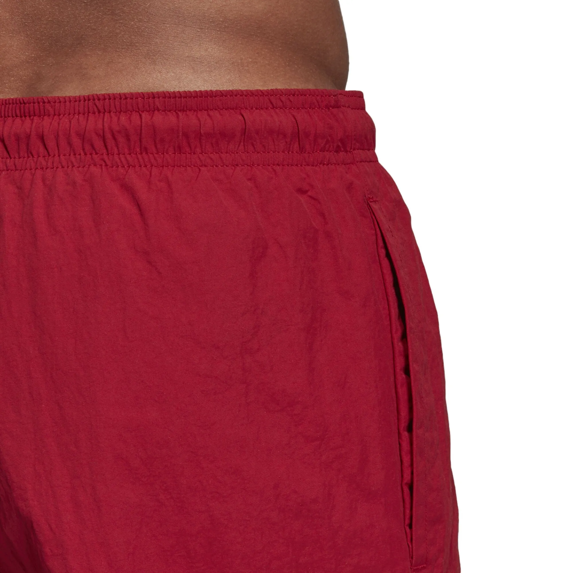 adidas Solid Swim Shorts - Burgundy