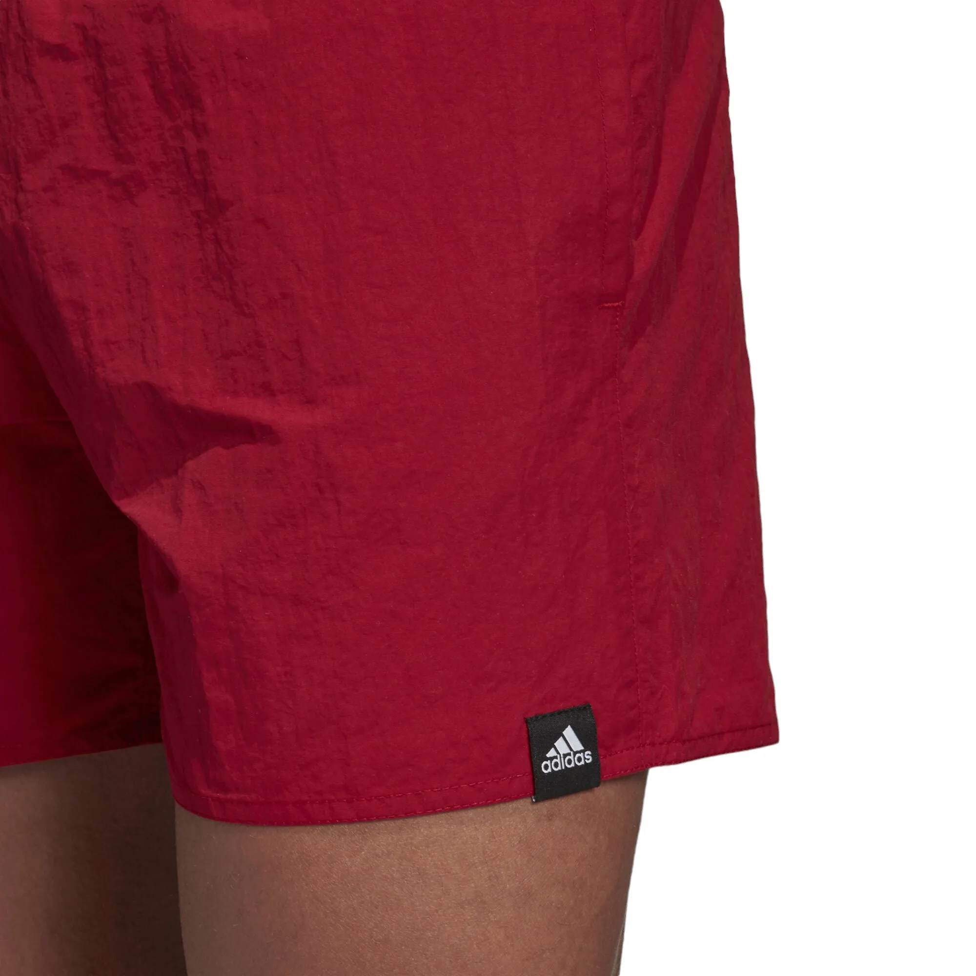 adidas Solid Swim Shorts - Burgundy
