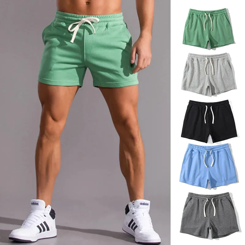 Aidase Brand Fashion Fitness Running Shorts Men Cotton Casual Jogging Shorts Quick Dry Male Short Pants
