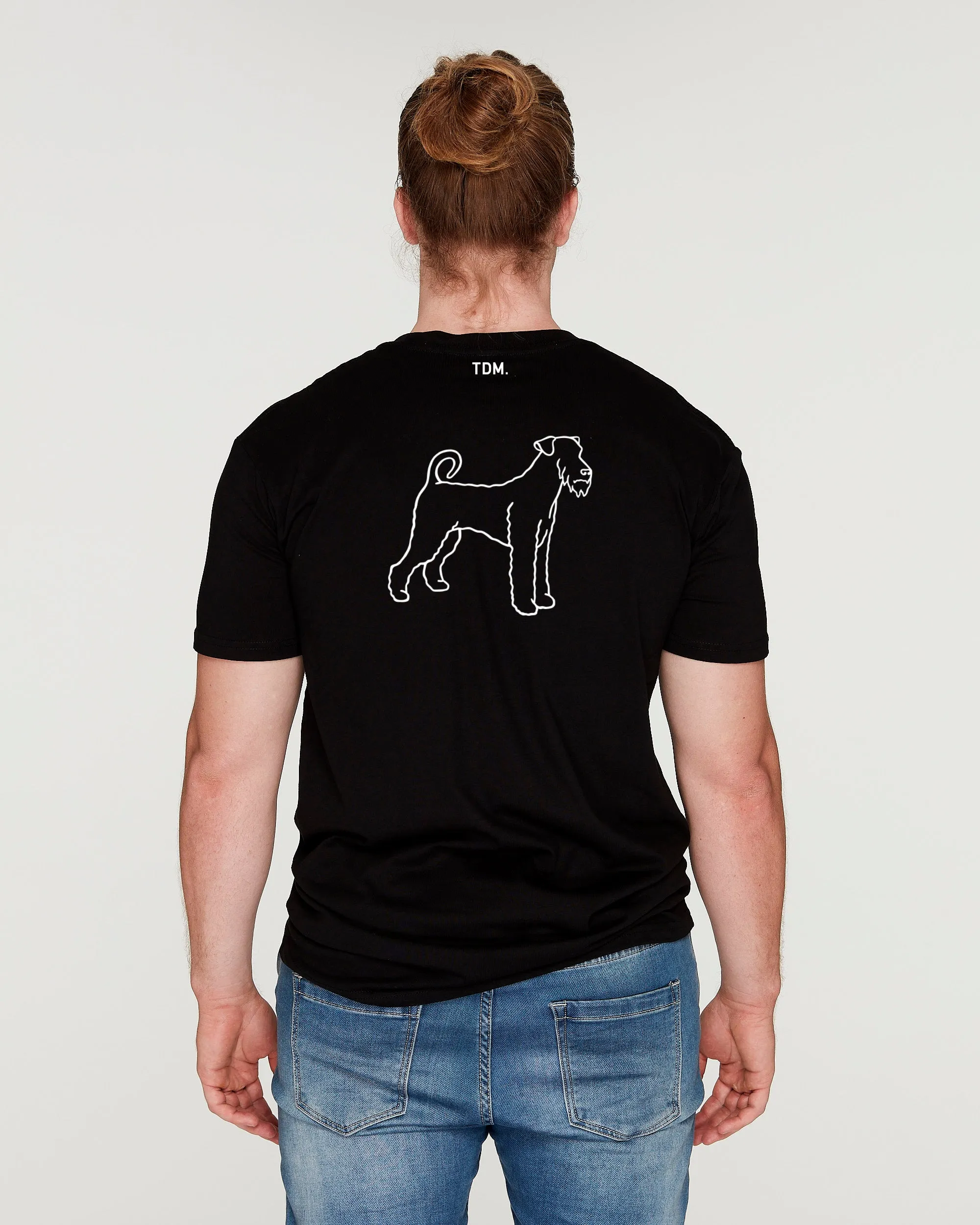 Airedale Terrier Dad Illustration: T-Shirt