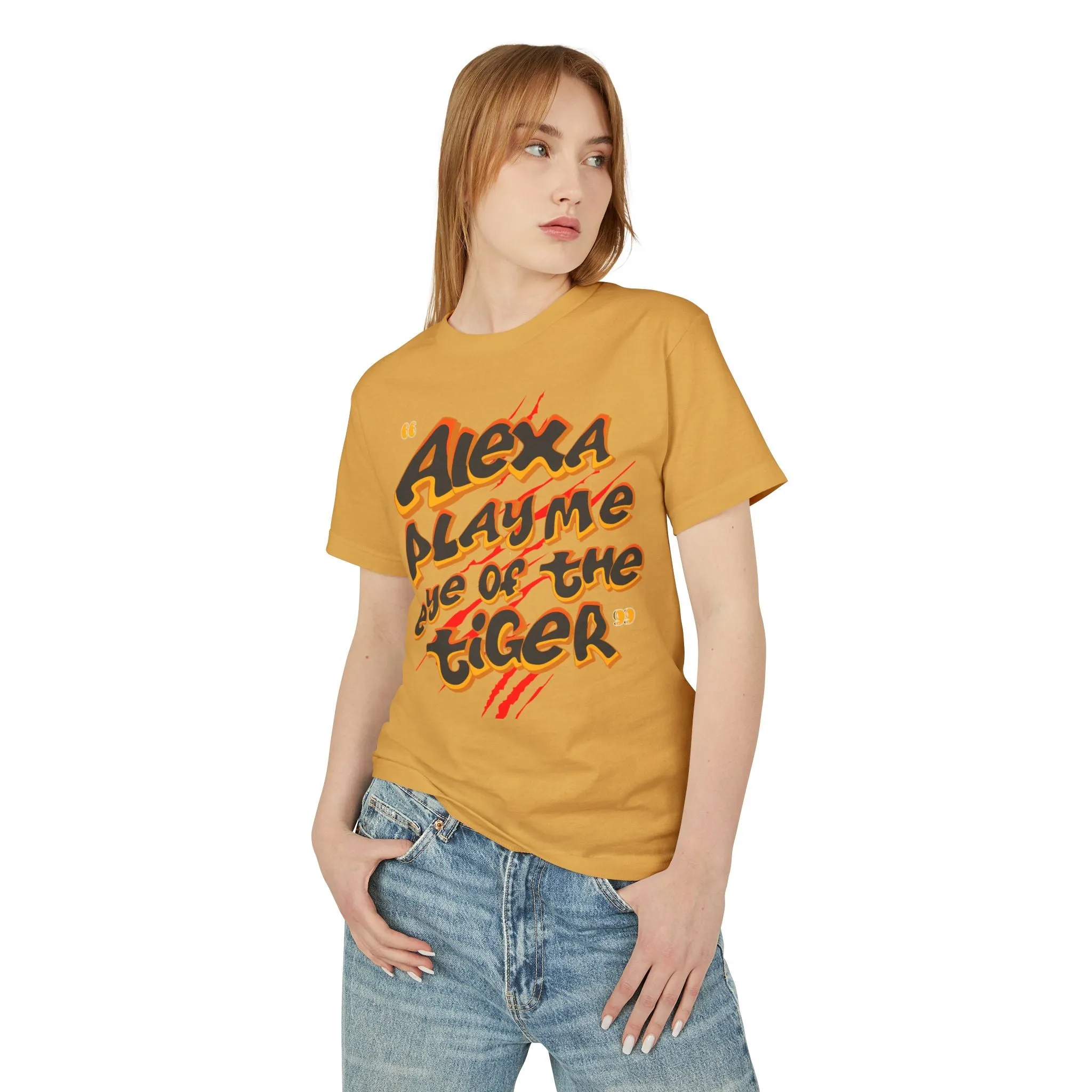 Alexa, Play Me eye Of The Tiger - Unisex Garment-Dyed Heavyweight Cotton Tee