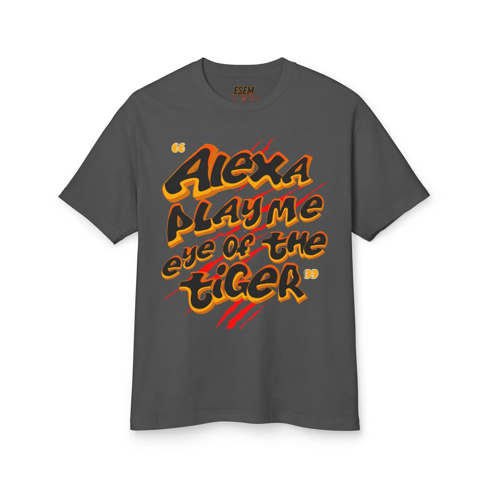 Alexa, Play Me eye Of The Tiger - Unisex Garment-Dyed Heavyweight Cotton Tee