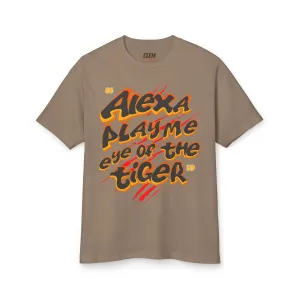 Alexa, Play Me eye Of The Tiger - Unisex Garment-Dyed Heavyweight Cotton Tee