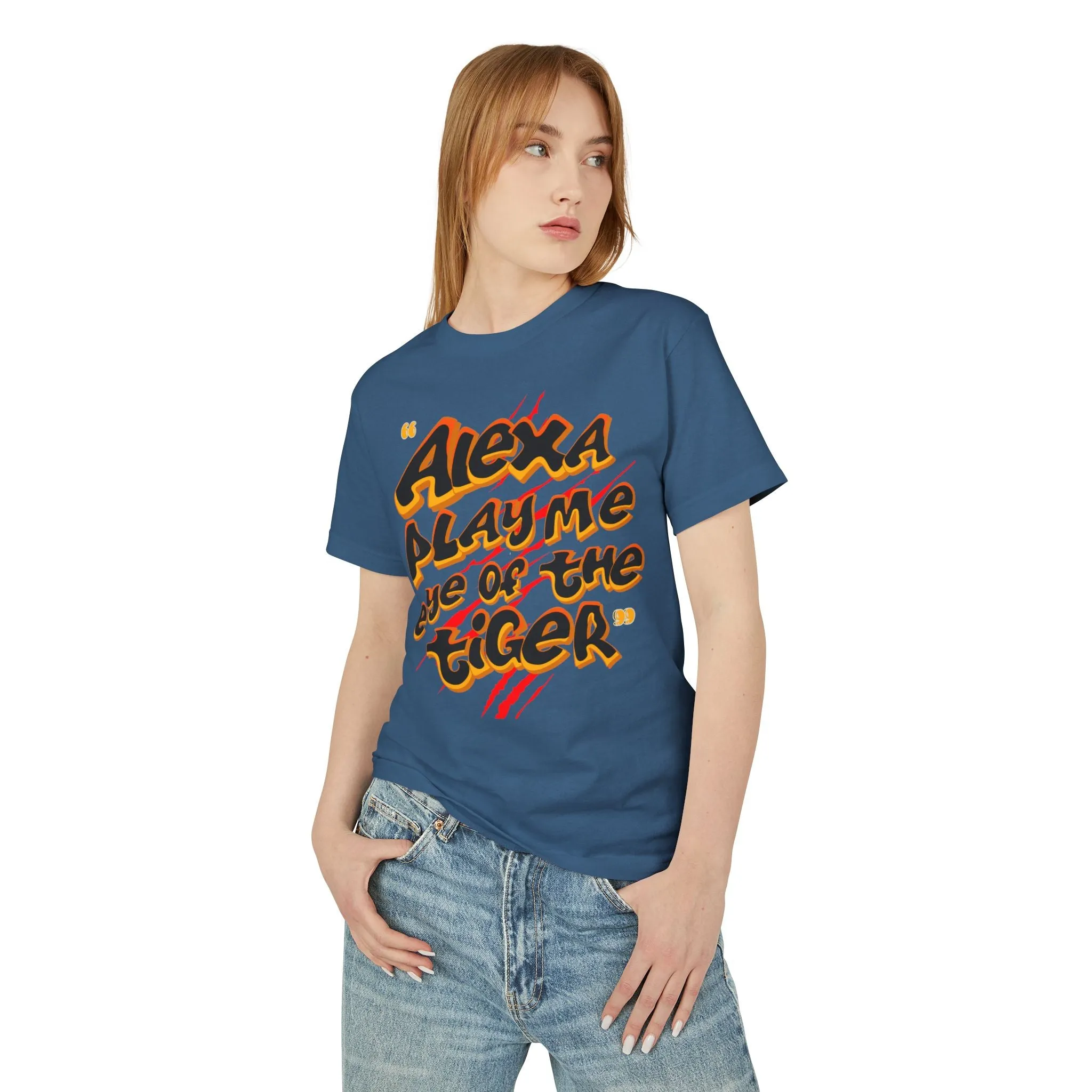 Alexa, Play Me eye Of The Tiger - Unisex Garment-Dyed Heavyweight Cotton Tee