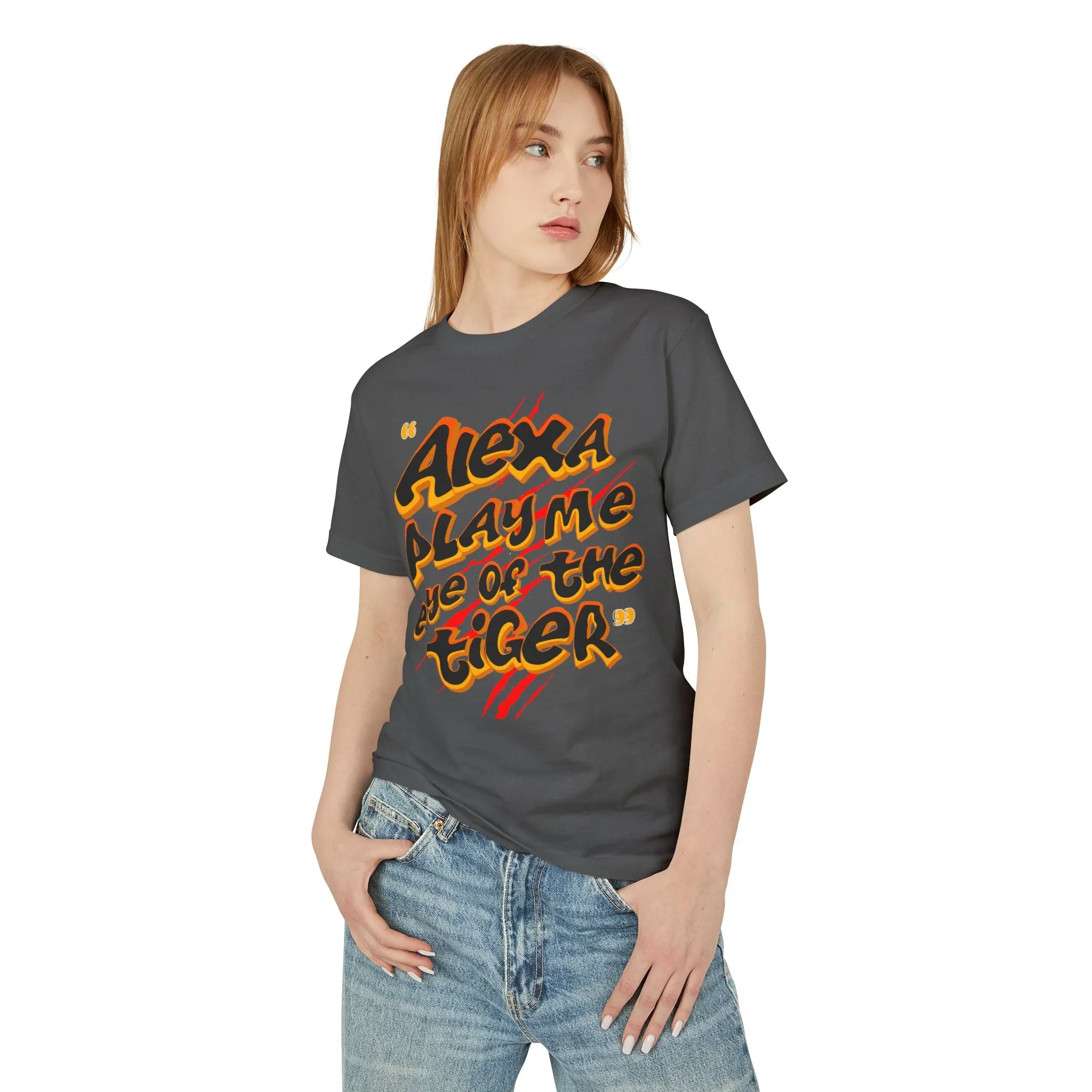 Alexa, Play Me eye Of The Tiger - Unisex Garment-Dyed Heavyweight Cotton Tee