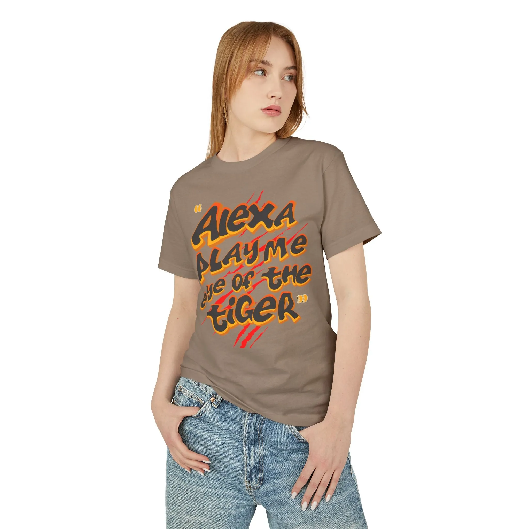 Alexa, Play Me eye Of The Tiger - Unisex Garment-Dyed Heavyweight Cotton Tee