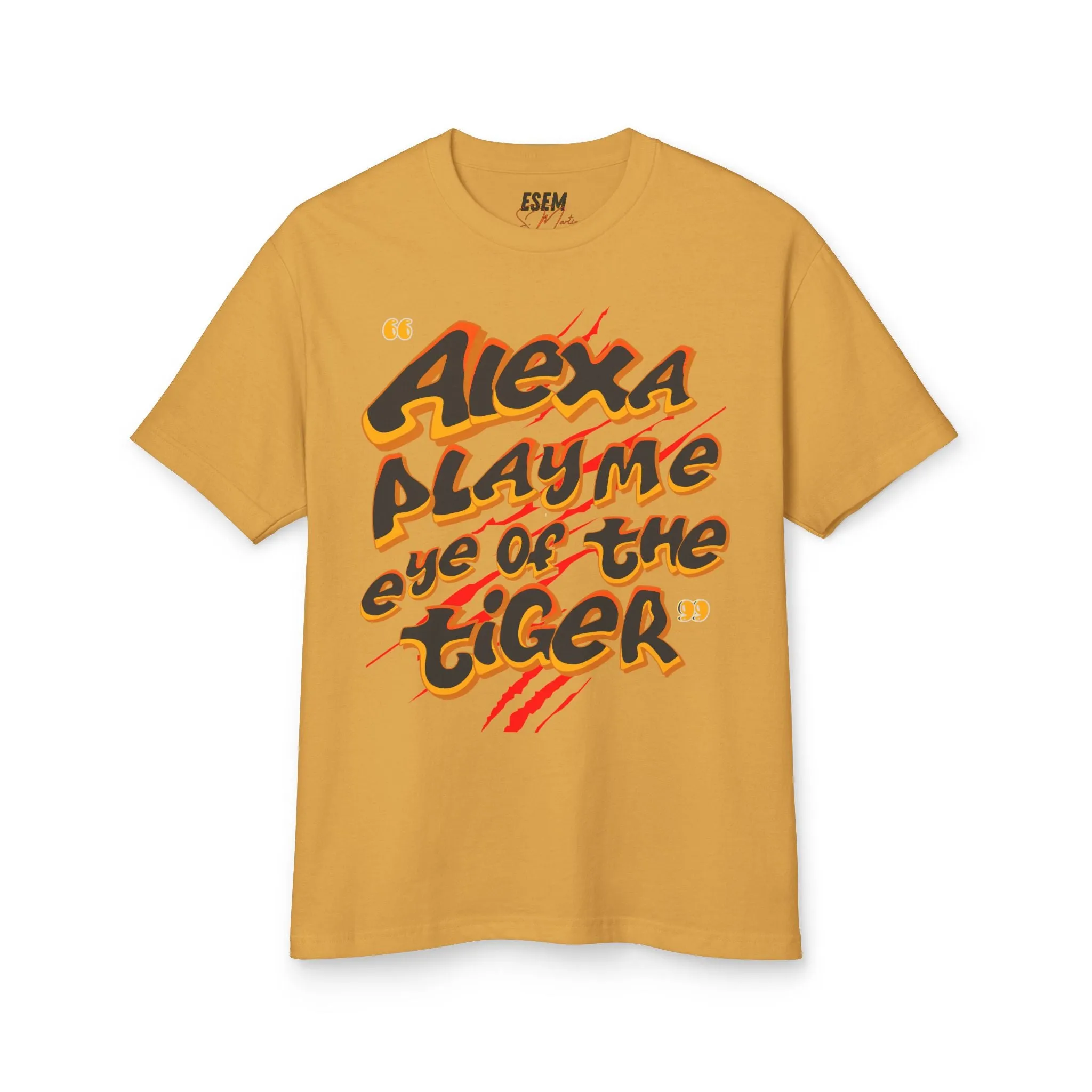 Alexa, Play Me eye Of The Tiger - Unisex Garment-Dyed Heavyweight Cotton Tee