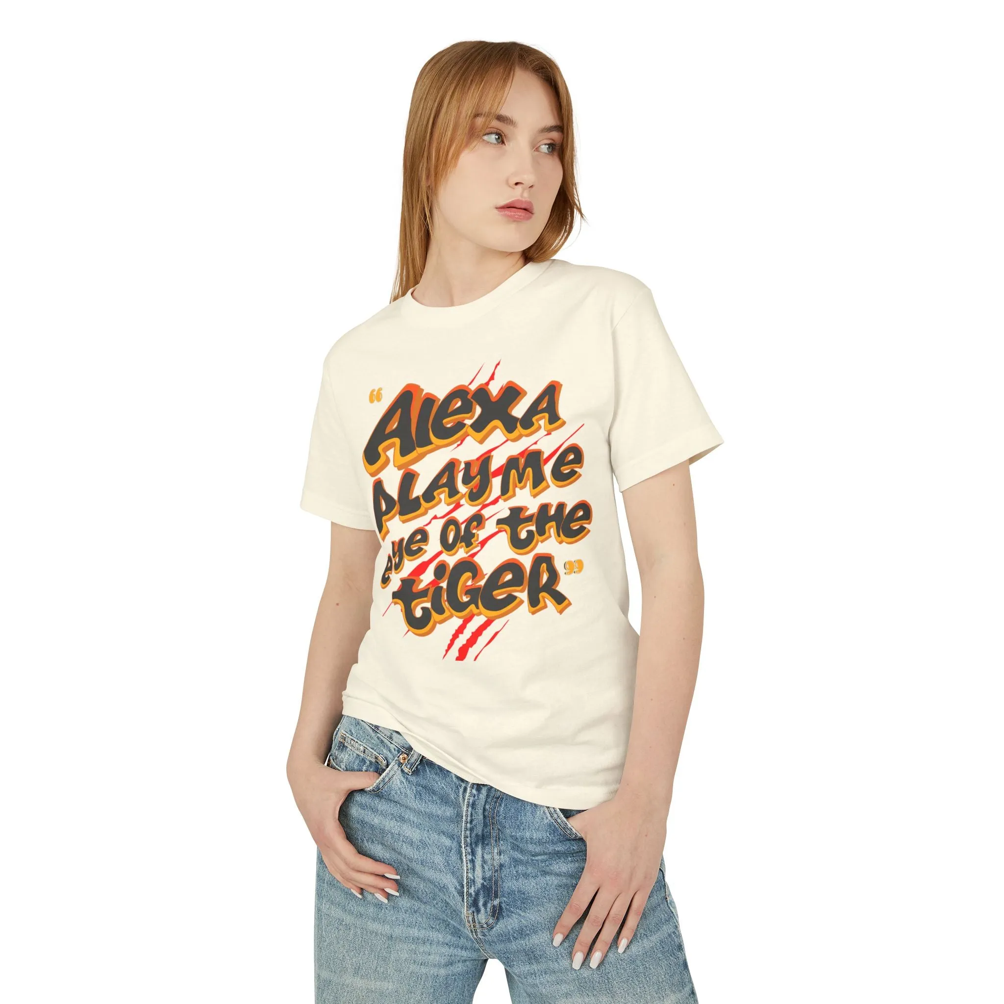 Alexa, Play Me eye Of The Tiger - Unisex Garment-Dyed Heavyweight Cotton Tee