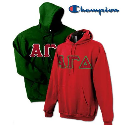 Alpha Gamma Delta Champion Powerblend® Hoodie, 2-Pack Bundle Deal - Champion S700 - TWILL