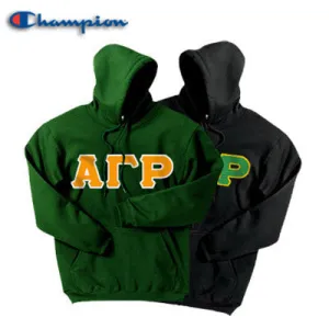 Alpha Gamma Rho Champion Powerblend® Hoodie, 2-Pack Bundle Deal - Champion S700 - TWILL