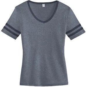 Alternative Apparel Women's Vintage Navy/Navy Varsity Vintage 50/50 Tee