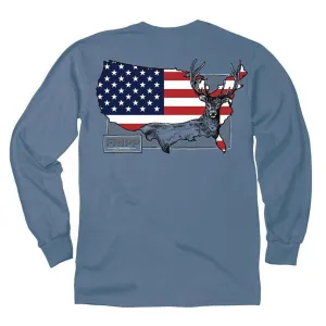 American Deer Long Sleeve Tee by Fripp Outdoors