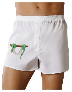 Anaconda Design Green Boxer Shorts