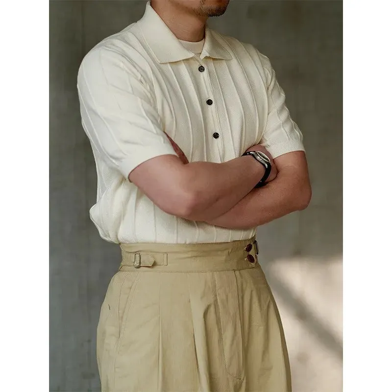 Andrew – Summer Ice Silk Polo Shirt for Men