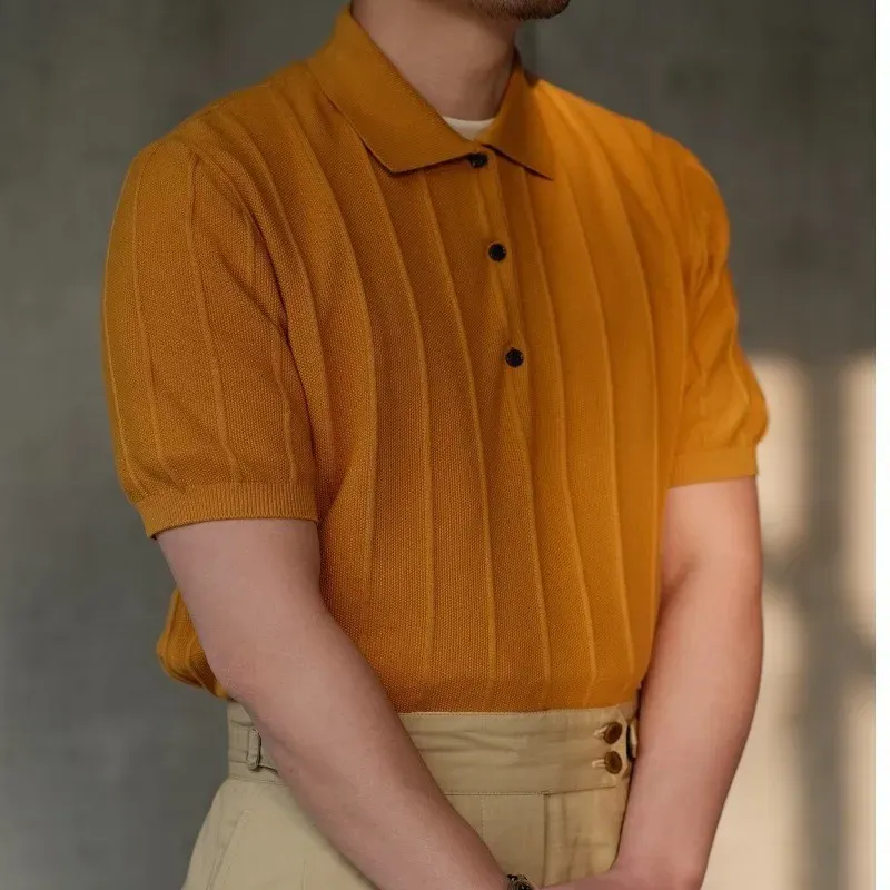 Andrew – Summer Ice Silk Polo Shirt for Men