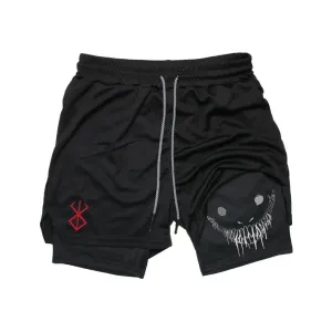 Anime Berserk Men's Running Shorts: Ultimate Summer Workout Essential