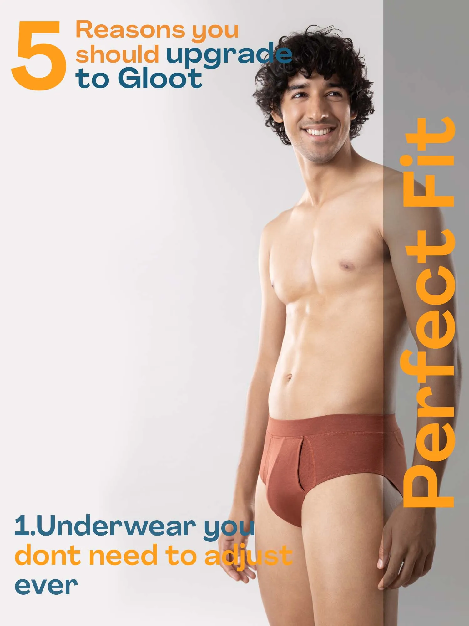 Anti Odor Cotton Tencel Cooling Brief - Copper