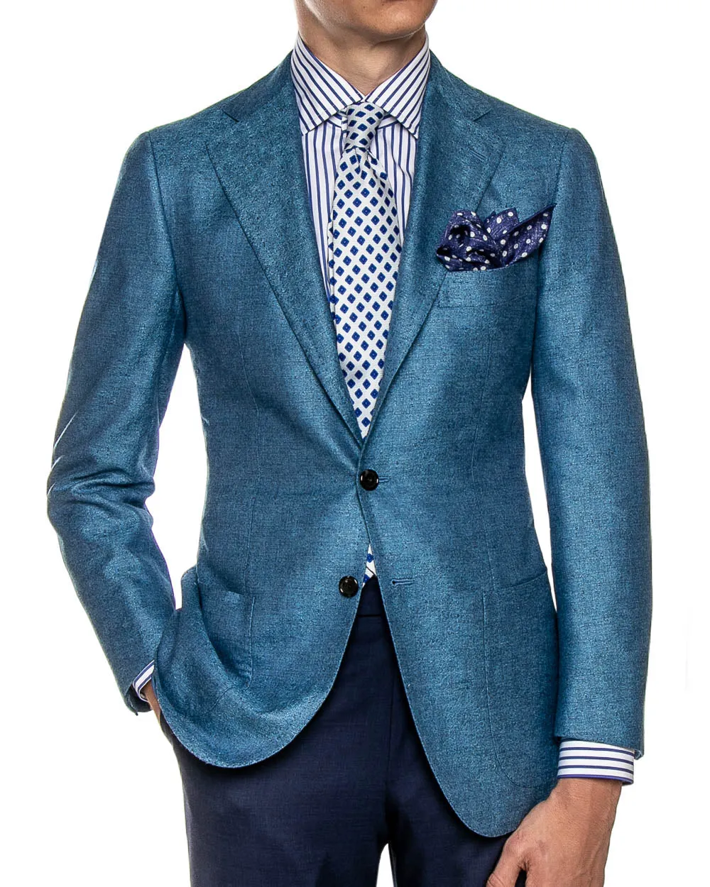 Aqua Melange Sportcoat
