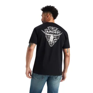 Ariat Men's Arrowhead 2.0 Short Sleeve T-Shirt, Black