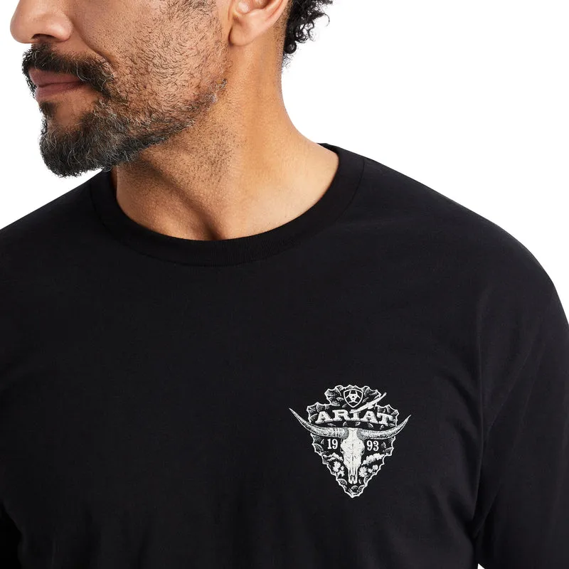 Ariat Men's Arrowhead 2.0 Short Sleeve T-Shirt, Black
