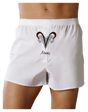 Aries Symbol Front Print Boxer Shorts