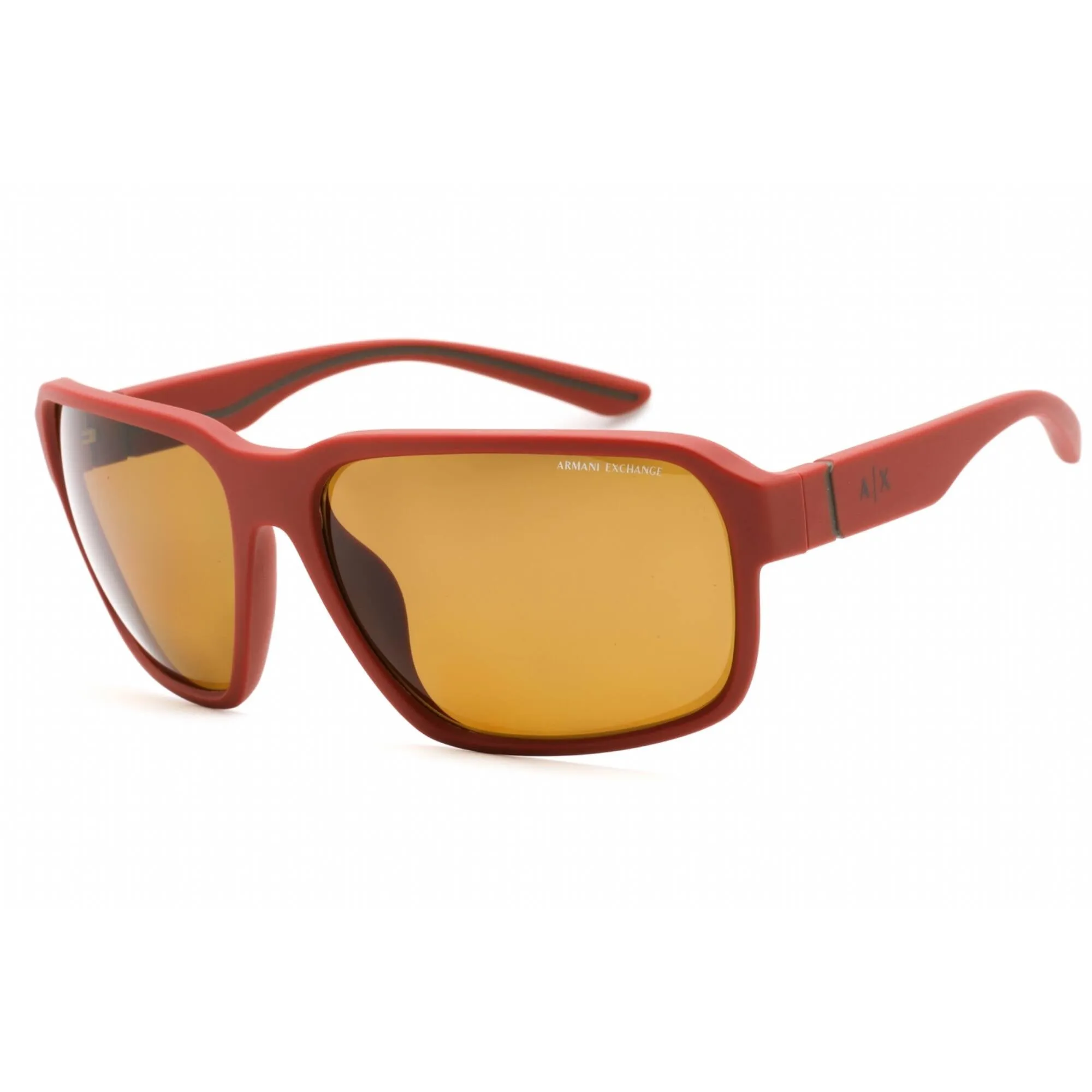 Armani Exchange Men's Sunglasses - Matte Red Square Plastic Frame | 0AX4131SU 816983