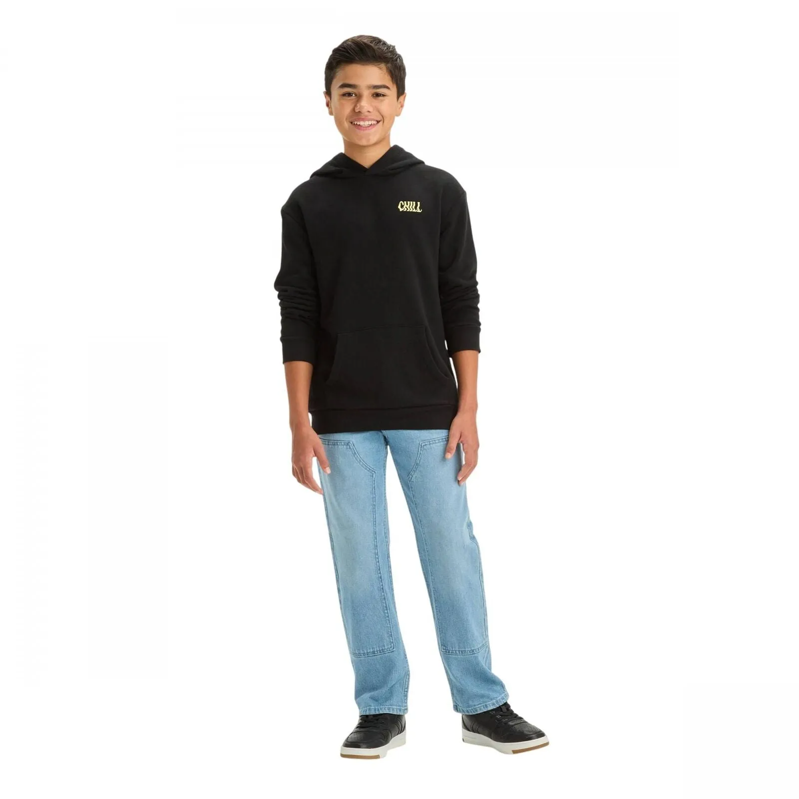 Art Class Boys Youth Smiley Hooded Pullover Sweatshirt 91066129