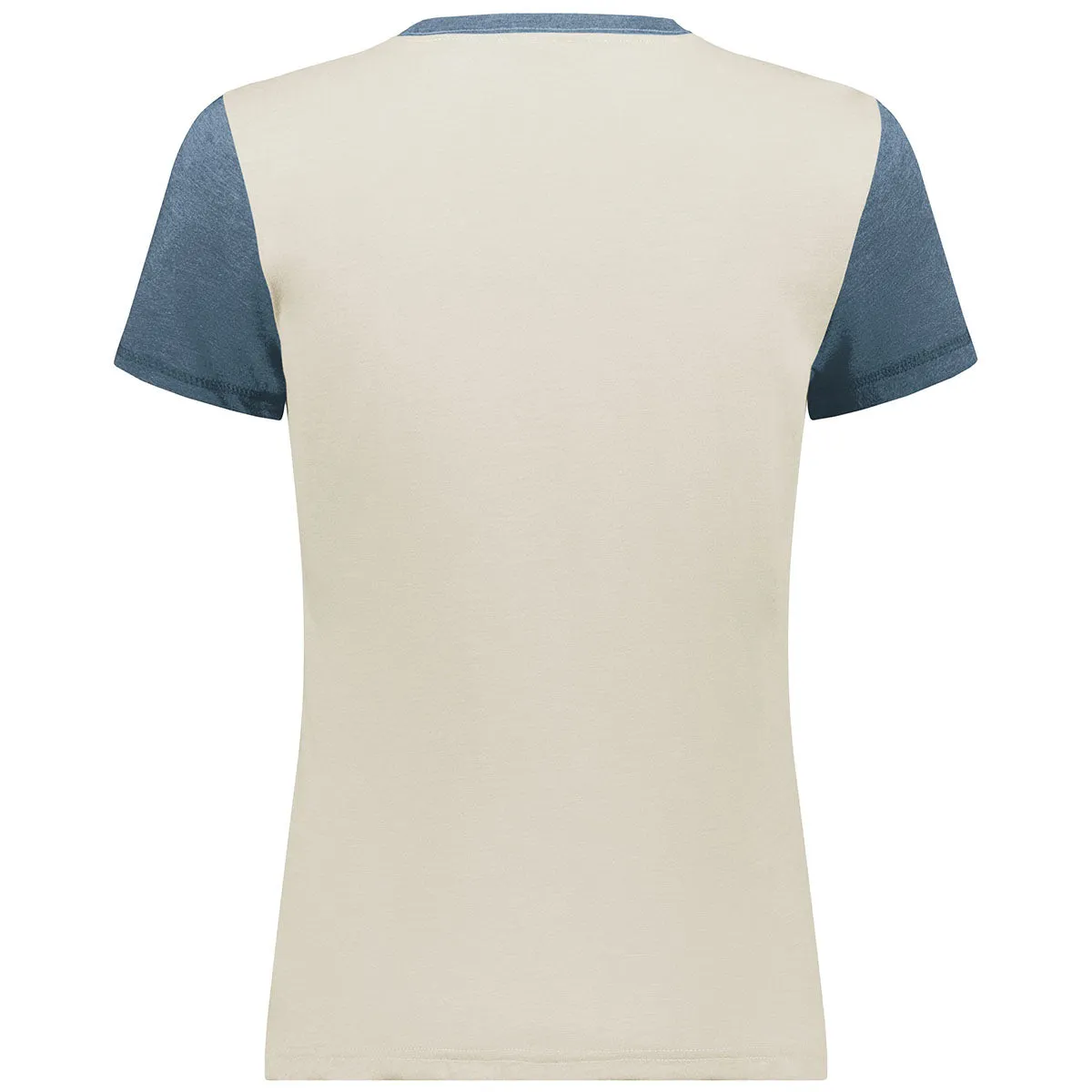 Augusta Sportswear Women's Birch/Storm Heather Gameday Vintage Ringer Tee