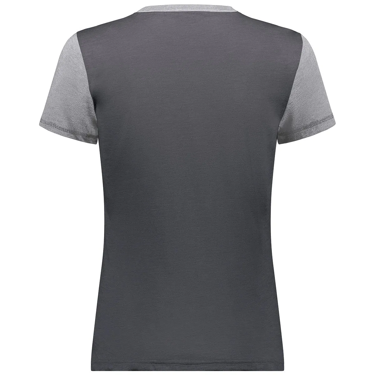 Augusta Sportswear Women's Carbon Heather/Grey Heather Gameday Vintage Ringer Tee