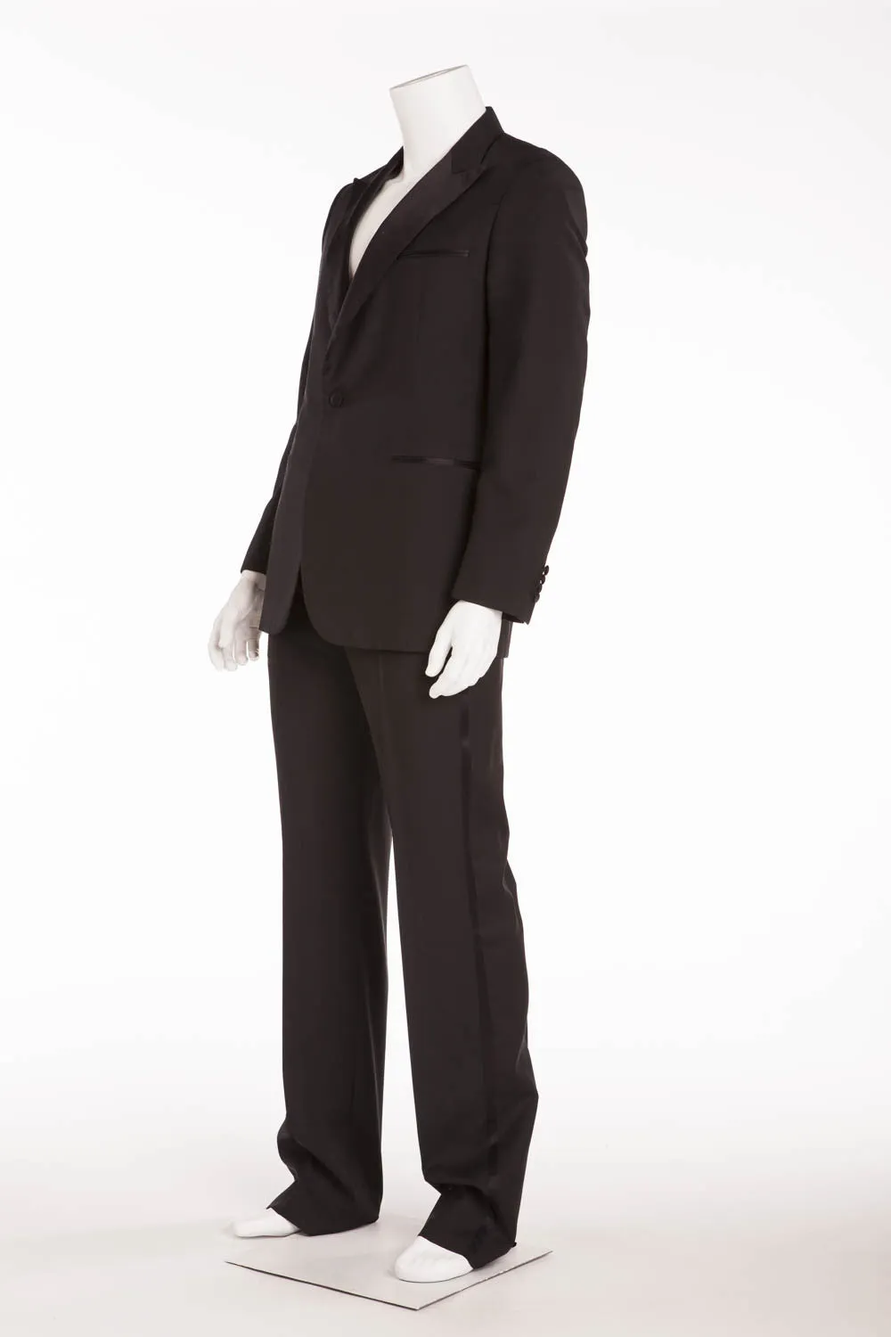 Authentic Hermes - 2PC Black Men's Tuxedo - IT 54