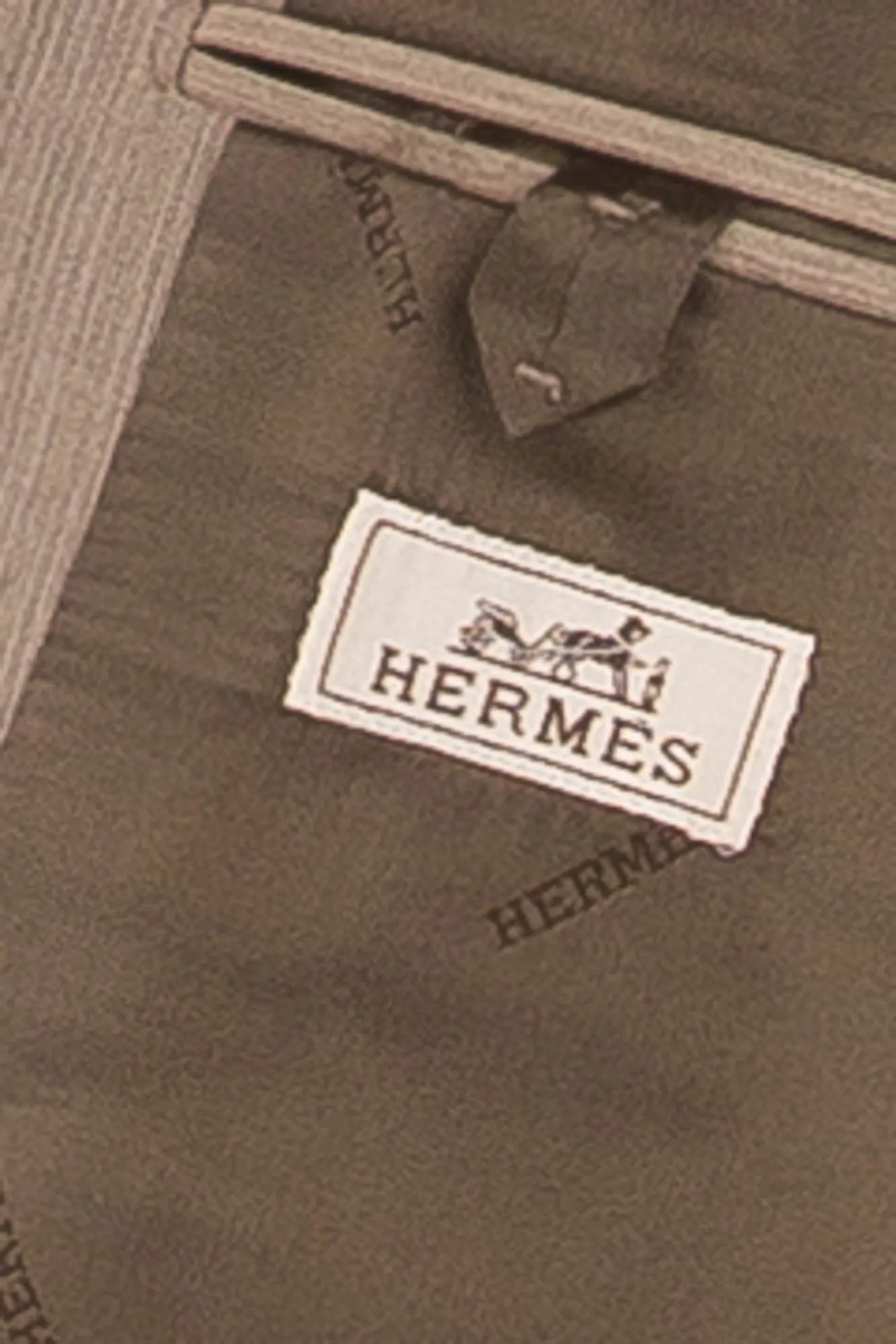 Authentic Hermes - 2PC Khaki Colored Suit - IT 54